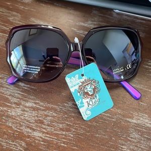 Kleo LH5329 purple sunglasses NWT